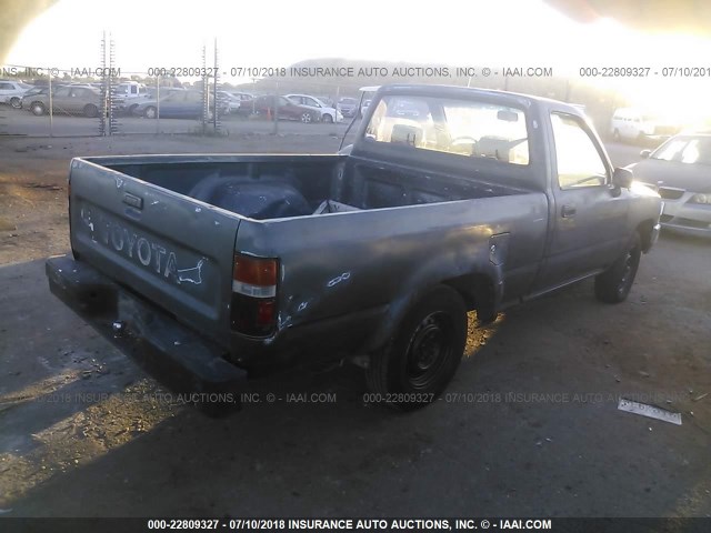 JT4RN81A7N5145982 - 1992 TOYOTA PICKUP 1/2 TON SHORT WHEELBASE GRAY photo 4