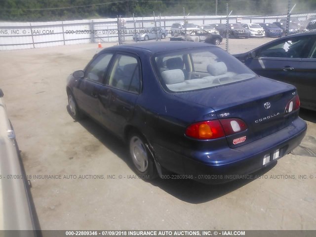 2T1BR18E6WC004721 - 1998 TOYOTA COROLLA VE/CE/LE 蓝色 照片 3