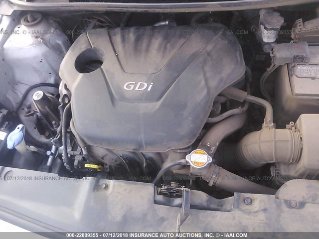 KMHCU4AE9CU105759 - 2012 HYUNDAI ACCENT GLS/GS/SE SILVER photo 10