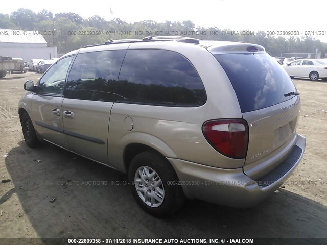 1D4GP44323B276813 - 2003 DODGE GRAND CARAVAN SPORT GOLD photo 3