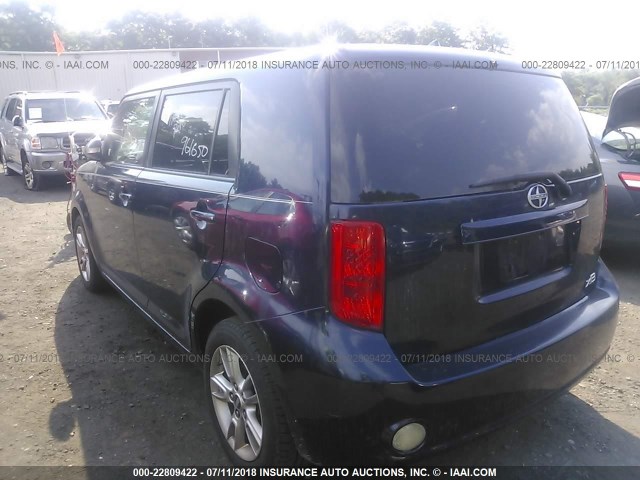 JTLKE50E281032820 - 2008 TOYOTA SCION XB Mavi foto 3