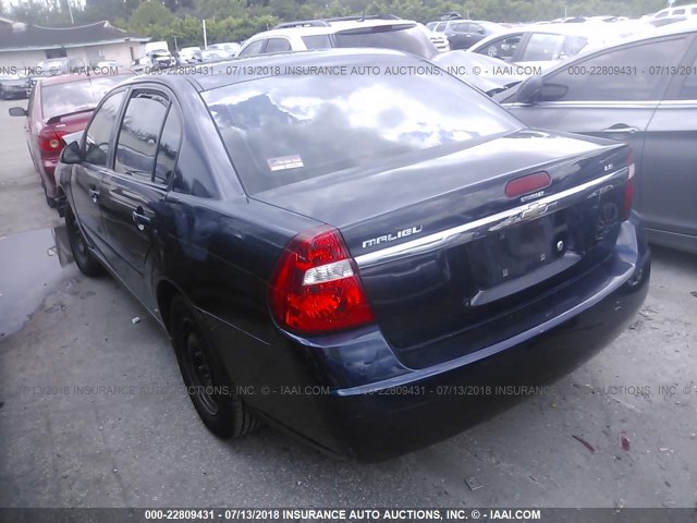1G1ZS58F97F276684 - 2007 CHEVROLET MALIBU LS Mavi foto 3