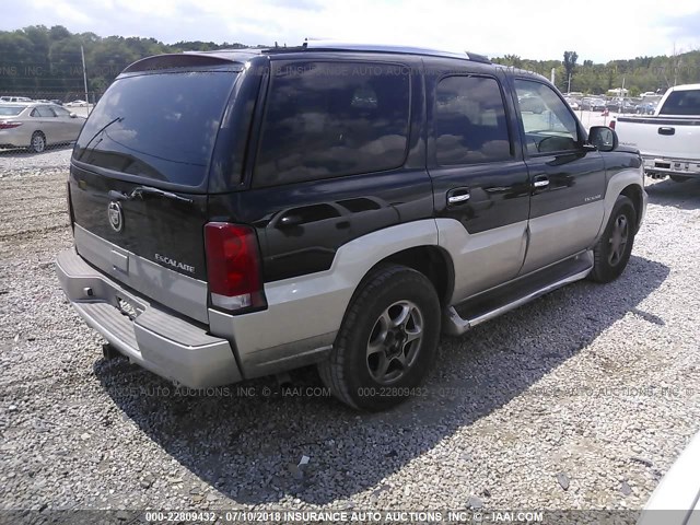 1GYEC63T74R266908 - 2004 CADILLAC ESCALADE LUXURY შავი ფოტო 4