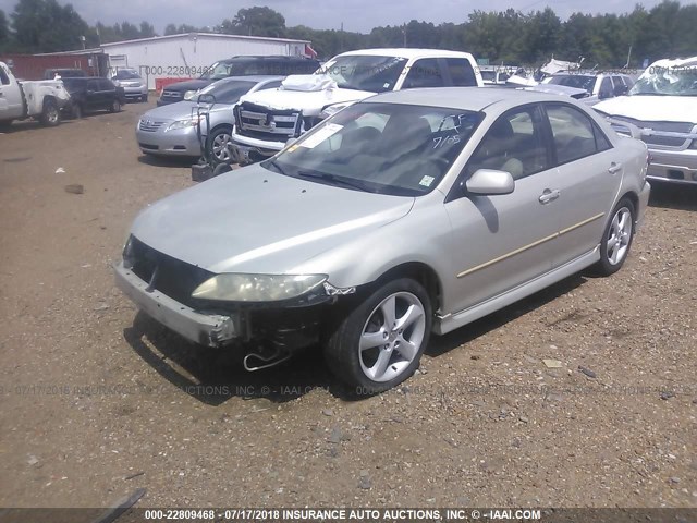 1YVFP80C845N42092 - 2004 MAZDA 6 I BEIGE photo 2