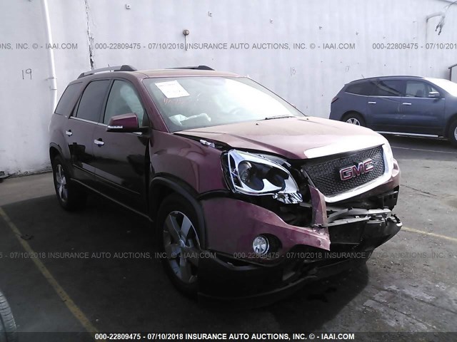 1GKKVSEDXBJ150037 - 2011 GMC ACADIA SLT-2 RED photo 6