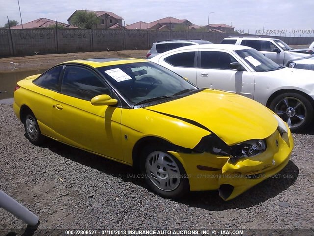1G8ZY12781Z106235 - 2001 SATURN SC2 YELLOW photo 1