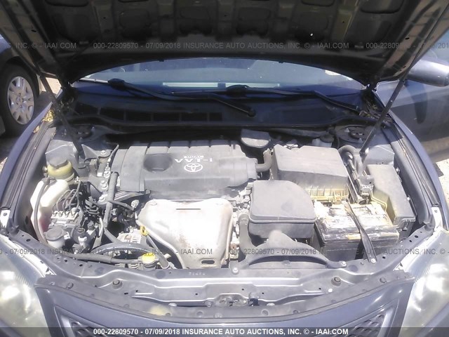 4T1BF3EKXAU003576 - 2010 TOYOTA CAMRY SE/LE/XLE ნაცრისფერი ფოტო 10