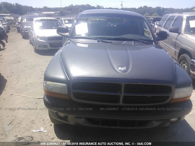 1D7HG38X83S324975 - 2003 DODGE DAKOTA QUAD SPORT GRAY photo 6