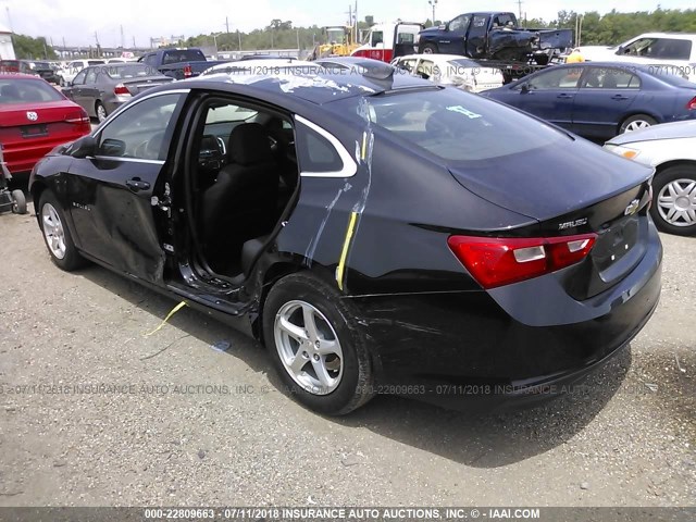 1G1ZB5ST4HF196628 - 2017 CHEVROLET MALIBU LS BLACK photo 6