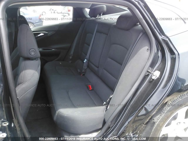 1G1ZB5ST4HF196628 - 2017 CHEVROLET MALIBU LS BLACK photo 8