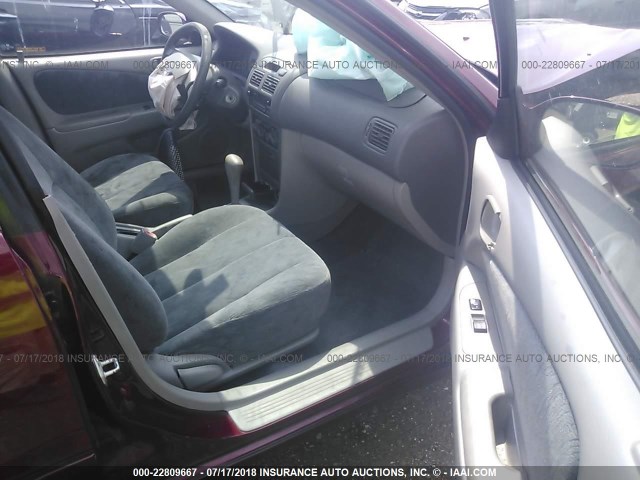 2T1BR12E0YC297771 - 2000 TOYOTA COROLLA VE/CE/LE 勃艮第红 照片 5