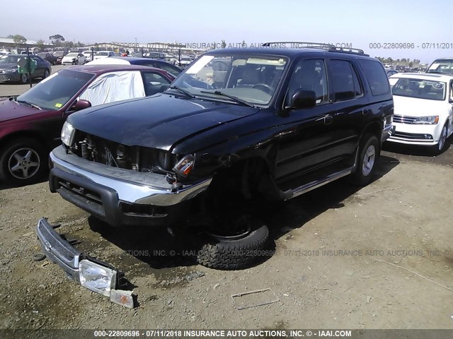 JT3GN86RX20243942 - 2002 TOYOTA 4RUNNER SR5 BLACK photo 2