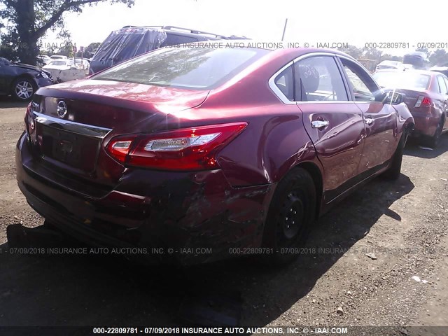 1N4AL3AP5GC218328 - 2016 NISSAN ALTIMA 2.5/S/SV/SL/SR RED photo 4