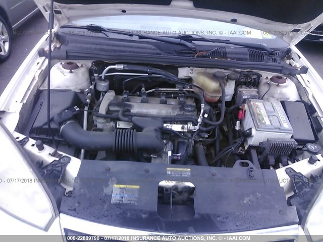 1G1ZS57F87F283711 - 2007 CHEVROLET MALIBU LS WHITE photo 10