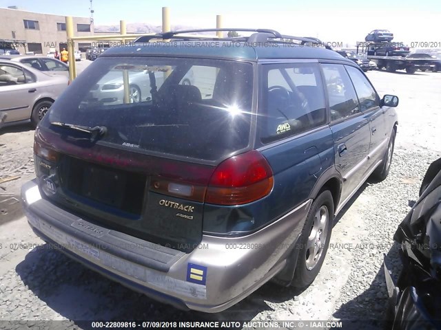 4S3BG6852W7656630 - 1998 SUBARU LEGACY 30TH ANN OUTBACK/LTD/SPT GREEN photo 4