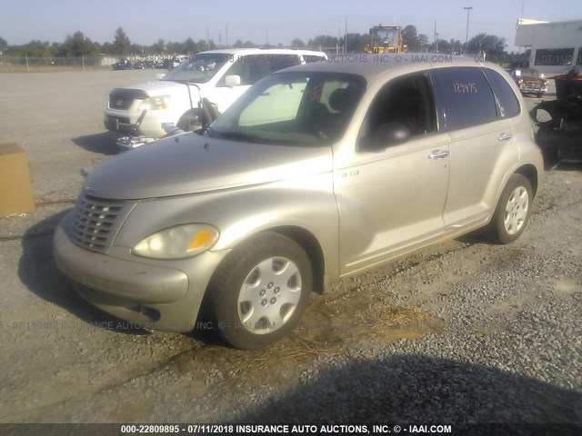 3C4FY58B95T624914 - 2005 CHRYSLER PT CRUISER TOURING GOLD photo 2