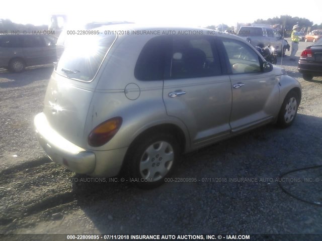 3C4FY58B95T624914 - 2005 CHRYSLER PT CRUISER TOURING GOLD photo 4