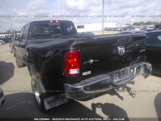 3C63RRHL1FG666737 - 2015 RAM 3500 SLT BLACK photo 3