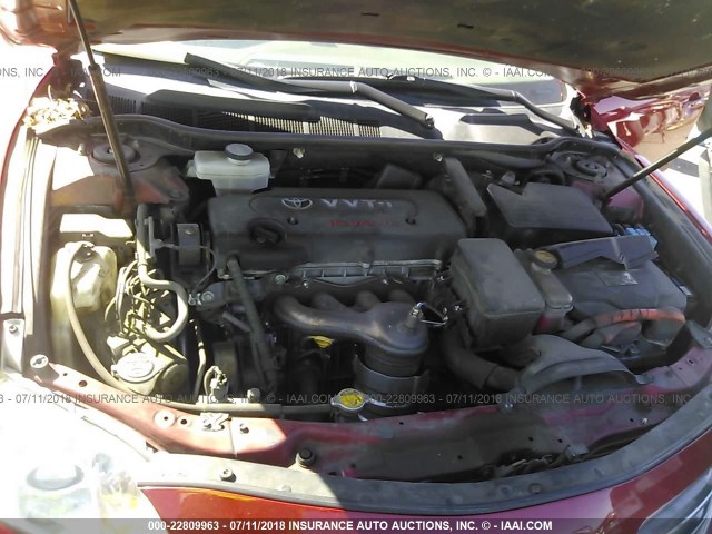 4T1BB46KX9U062994 - 2009 TOYOTA CAMRY HYBRID RED photo 10