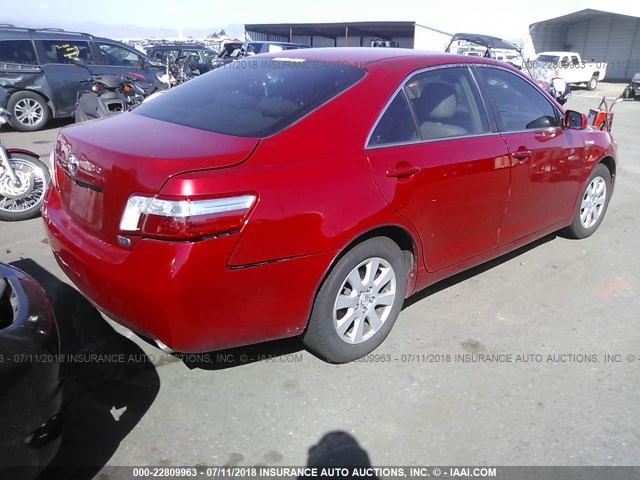 4T1BB46KX9U062994 - 2009 TOYOTA CAMRY HYBRID RED photo 4