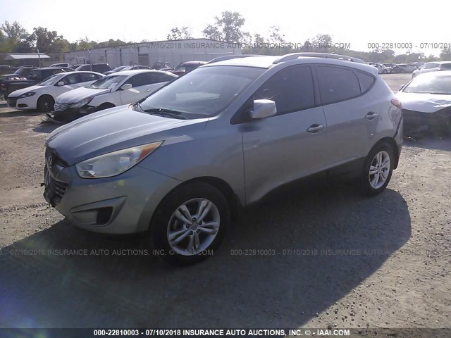 KM8JU3AC8AU111534 - 2010 HYUNDAI TUCSON GLS/LIMITED 灰色 照片 2