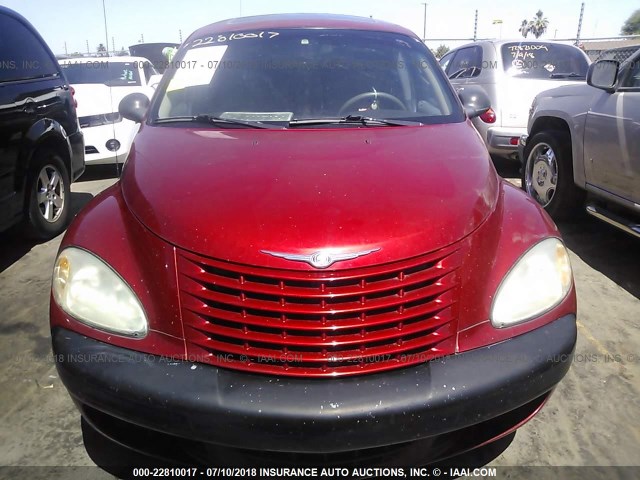 3C8FY68B62T243490 - 2002 CHRYSLER PT CRUISER LIMITED/DREAM CRUISER RED photo 6