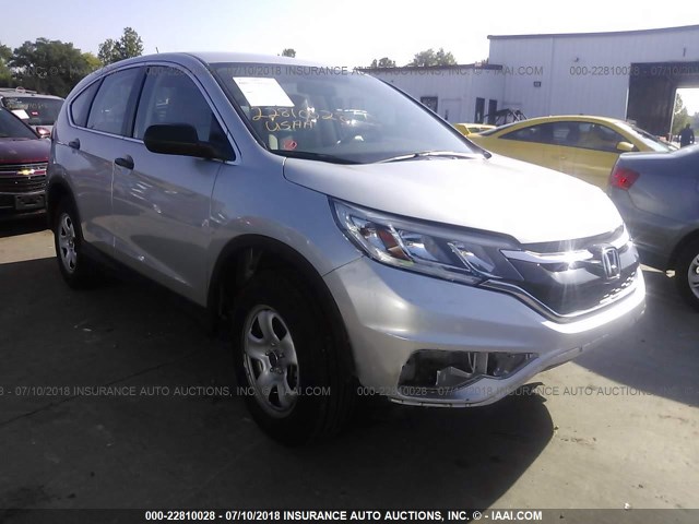 3CZRM3H30FG701681 - 2015 HONDA CR-V LX SILVER photo 1