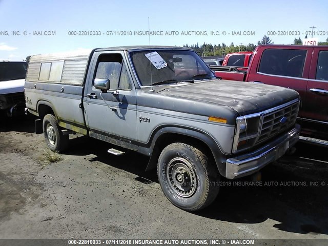 1FTHF26L0FPA15676 - 1985 FORD F250 SILVER photo 1