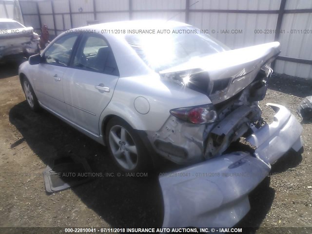 1YVHP80C885M42024 - 2008 MAZDA 6 I Silber Foto 3