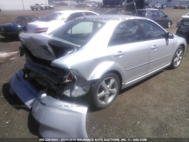 1YVHP80C885M42024 - 2008 MAZDA 6 I Silber Foto 4
