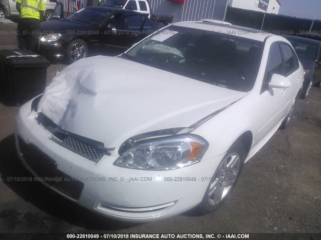 2G1WB5E33E1183080 - 2014 CHEVROLET IMPALA LIMITED LT WHITE photo 2