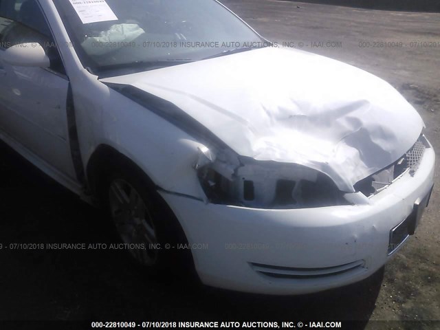 2G1WB5E33E1183080 - 2014 CHEVROLET IMPALA LIMITED LT WHITE photo 6