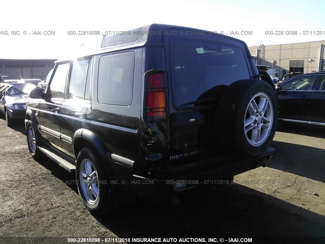 SALTY19404A860216 - 2004 LAND ROVER DISCOVERY II SE BLACK photo 3