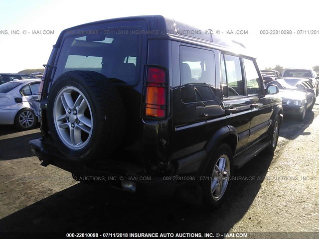 SALTY19404A860216 - 2004 LAND ROVER DISCOVERY II SE BLACK photo 4