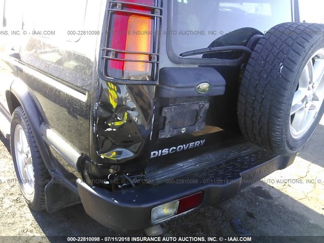 SALTY19404A860216 - 2004 LAND ROVER DISCOVERY II SE BLACK photo 6
