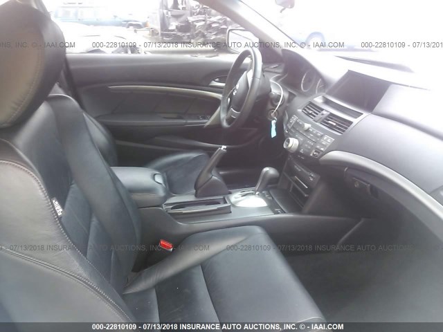 1HGCS2B85CA007161 - 2012 HONDA ACCORD EXL SILVER photo 5