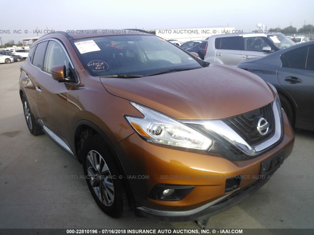 5N1AZ2MG6HN101390 - 2017 NISSAN MURANO S/SL/SV/PLATINUM ORANGE photo 1