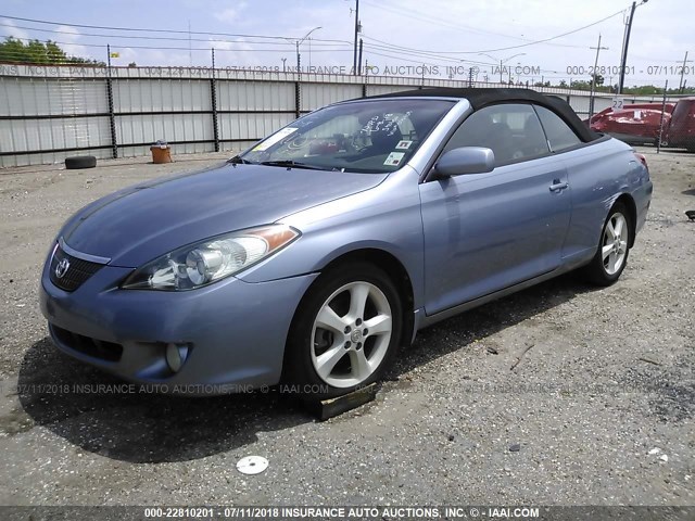 4T1FA38PX4U030109 - 2004 TOYOTA CAMRY SOLARA SE/SLE 蓝色 照片 2