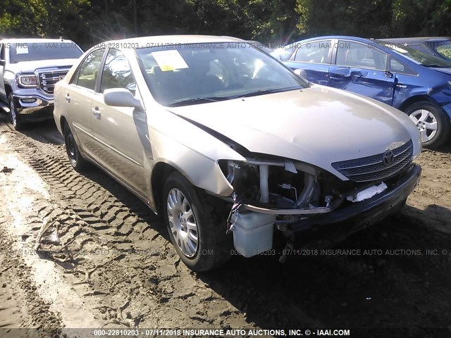 4T1BE32K32U105603 - 2002 TOYOTA CAMRY LE/XLE/SE 金色 照片 1