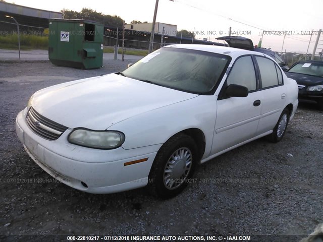 1G1ND52J0Y6343292 - 2000 CHEVROLET MALIBU WHITE photo 2