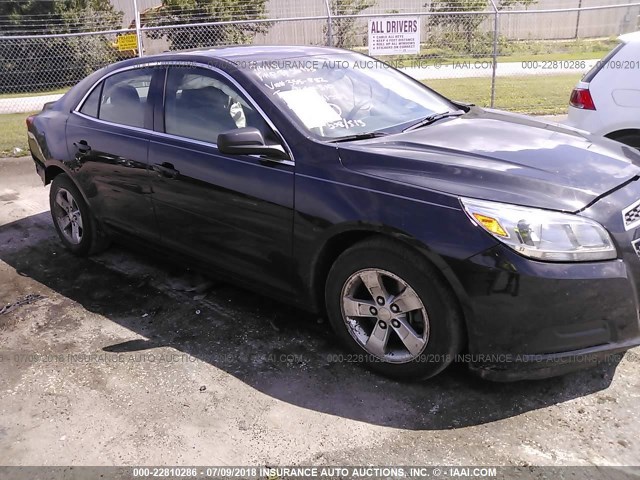 1G11B5SA8DF355852 - 2013 CHEVROLET MALIBU LS შავი ფოტო 1