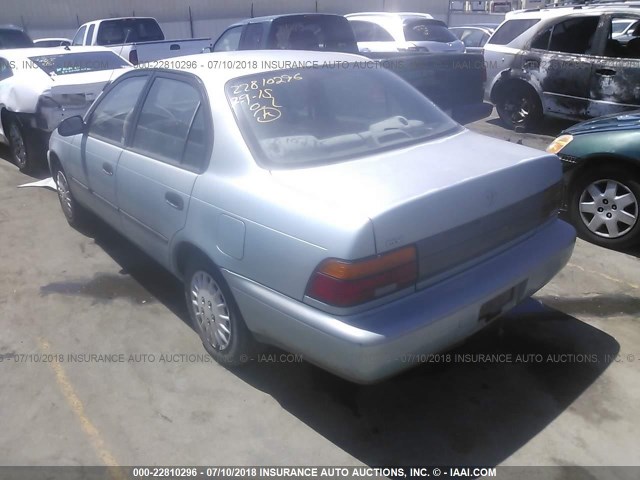 1NXAE09B1RZ120899 - 1994 TOYOTA COROLLA LE/DX 浅蓝色 照片 3