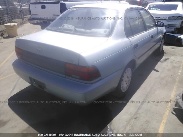 1NXAE09B1RZ120899 - 1994 TOYOTA COROLLA LE/DX 浅蓝色 照片 4