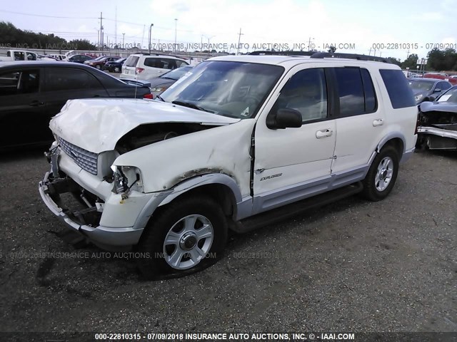 1FMDU65E12ZA78214 - 2002 FORD EXPLORER LIMITED თეთრი ფოტო 2