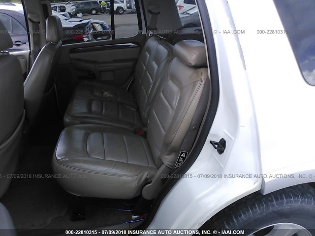 1FMDU65E12ZA78214 - 2002 FORD EXPLORER LIMITED თეთრი ფოტო 8
