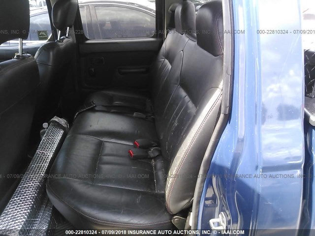 1N6MD27T71C367900 - 2001 NISSAN FRONTIER CREW CAB SC Dark Blue photo 8