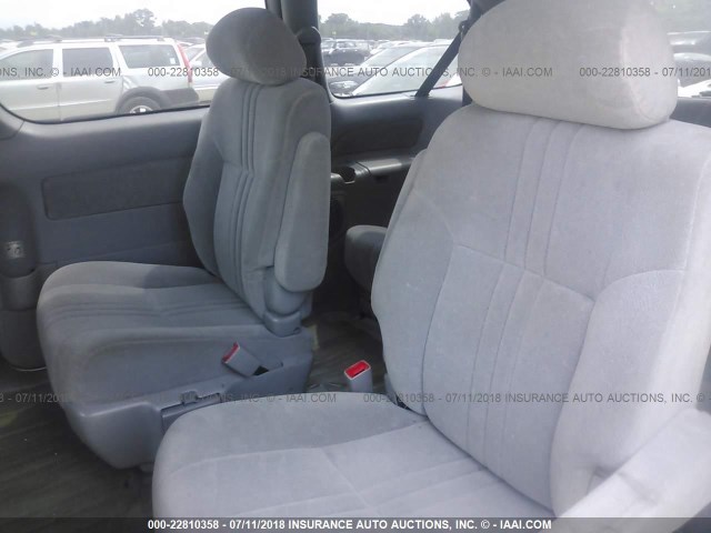 4T3ZF13C43U522860 - 2003 TOYOTA SIENNA LE/XLE SILVER photo 8