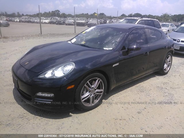 WP0AA2A71CL013836 - 2012 PORSCHE PANAMERA 2/4 BLACK photo 2