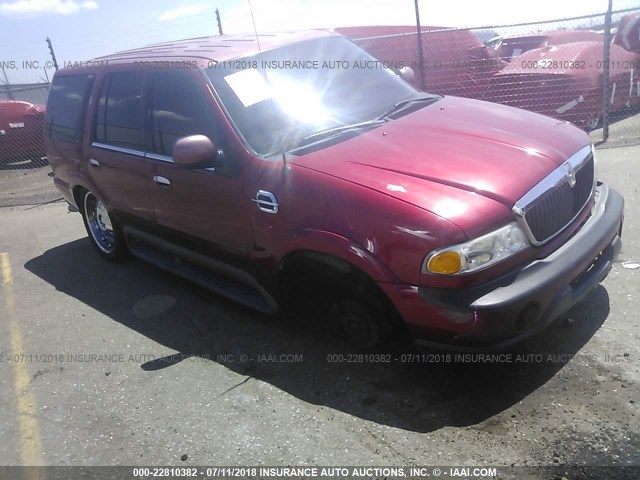5LMPU28L5WLJ34127 - 1998 LINCOLN NAVIGATOR 红色 照片 1