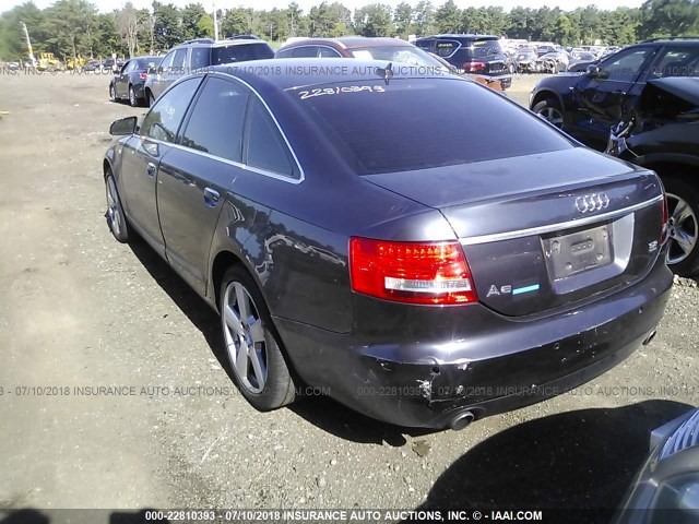 WAUDH74F58N062510 - 2008 AUDI A6 3.2 QUATTRO GRAY photo 6